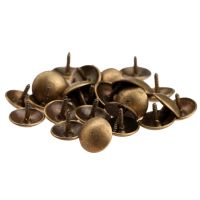 ☾ 50Pcs Iron Antique Bronze Upholstery Nail Jewelry Gift Box Sofa Decorative Upholstery Nails For Furniture Tacks Pushpins 9x6mm