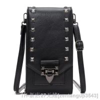 hot【DT】۩♂◑  Shoulder Female Rivet Handbags Messenger Card Crossbody Wallet