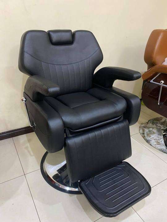 BLACK HYDRAULIC BARBERS CHAIR Lazada PH