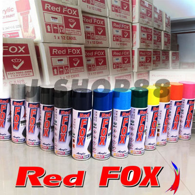 ยกลัง REDFOX สีสเปรย์ สีสเปร์ RED FOX สีสเปรย์ สีสเปร์ ยกลัง 12 กระป๋อง เร็ดฟ็อค สีสเปรย์ สีสเปร์ ยกลัง 12 กระป๋อง
