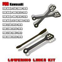 ☍สำหรับ Kawasaki Ninja 250 Ninja 300 Ninja 400 ZX-6R Z250 Z300 Z750 Z800ชุดเชื่อมโยงลดด้านหลังตัวเชื่อมอุปกรณ์กันสะเทือน