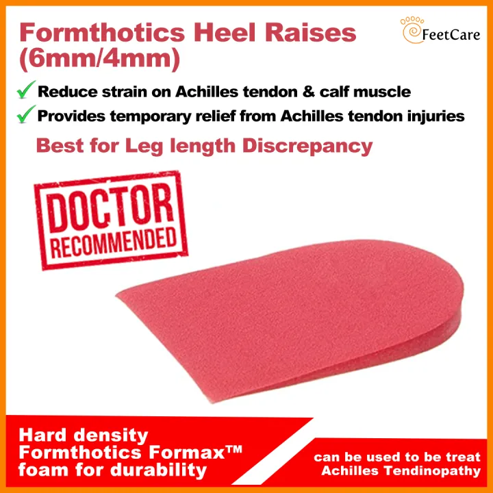 Formthotics Heel Lifts For Heel Raises (6mm/4mm) Leg length
