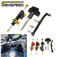 SEMSPEED รถจักรยานยนต์ CNC ทิศทาง D Amper พวงมาลัยโช๊คอัพ S Tabilizer ภูเขาสำหรับ Yamaha MT09 MT-09 2016-2022