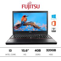 โน๊ตบุ๊ค โน๊ตบุ๊คมือสอง FUJITSU A574/K 15.6นิ้ว / i3 Gen4 / HDD 320G / DDR3 4G ประกัน 3 เดือน Notebook Neonz