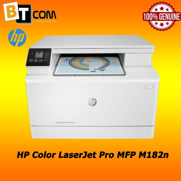 HP Color LaserJet Pro MFP M182n Printer (7KW54A) | Lazada