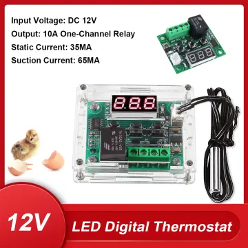 W1209 W1209WK DC 12V AC 110 220V Thermostat Temperature Control