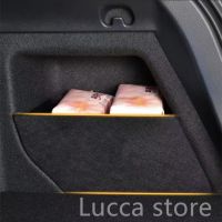 【YF】 For Mercedes-Benz CLA 2015-22 C117 C118 Flannel Auto Trunk Side Storage Organizer Board Partitions Plate Shield car accessories