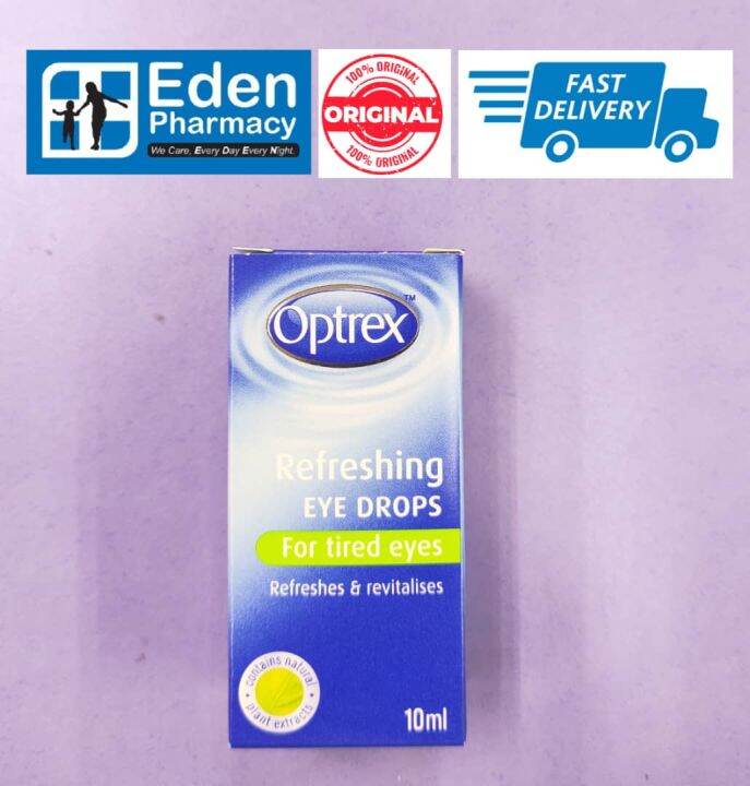 Optrex Refreshing Eye Drops For Tired Eyes 10ml Lazada 9000