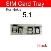 ที่ใส่ถาดซิมการ์ดคู่1ชุดสำหรับ Nokia 5 5.1 X5 7.1 Plus ไมโครการ์ด Sd สล็อตอะแดปเตอร์เต้าเสียบอะไหล่