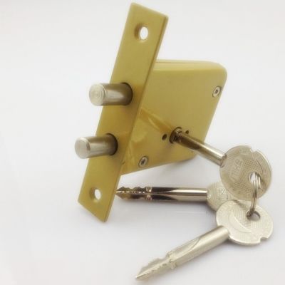 【CW】 DeadBolt Invisible Locksprevent lock picking double bar invisible  mortise tubewell security Mortice locks