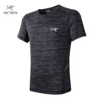 □ Arcteryx เสื้อยืดแขนสั้นผู้ชาย,เสื้อยืดคอกลมแห้งเร็วใหม่ฤดูร้อนสำหรับใส่กลางแจ้งเหงื่อกีฬาวิ่งแห้งเร็วระบายอากาศได้ดีขนาดใหญ่หลา