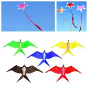 free shipping fox swallow nylon birds kites single line kite for children