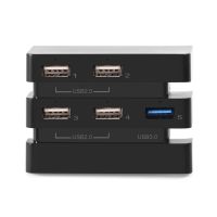 【✅】 Rehmans store. ความเร็วสูง5-Port USB Hub 2.0 &amp; 3.0 Expansion Hub Controller Adapter สำหรับ PS4 Pro Game Console