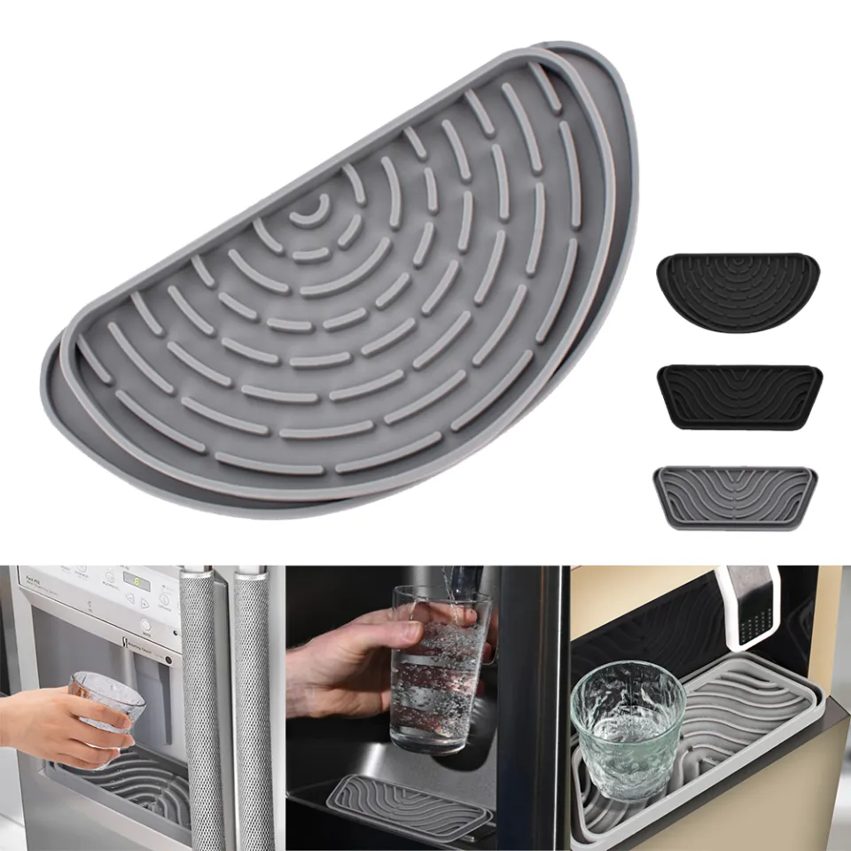 BAIRONG Fridge Drip Tray Catcher  Silicone Absorbent Drip Tray - Cuttable  Fast Absorbent Drip Tray, Protects Ice and Water Dispenser Pan from Spills  Adj - Yahoo Shopping