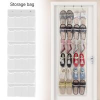 Convenient Hanging Organizer Eco-friendly Storage Hanging Bag Dust-proof Moisture-proof Transparent Window Hanging Bag