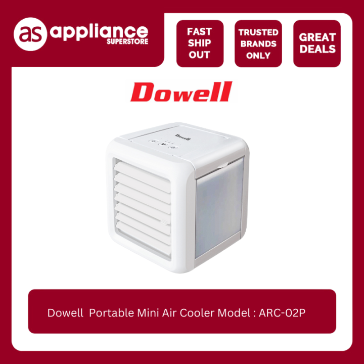 Dowell Portable Mini Air Cooler Model ARC02P Lazada PH