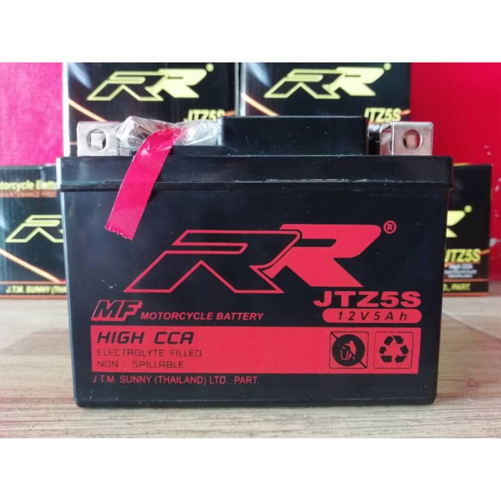 โปรโมชั่น-แบตเตอรี่-12v-jtz5s-12v-5ah-แบตรถมอเตอไซค์เล็ก-wave-100-110-125-fino-mio-click-zoomer-r15-mslaz-ราคาถูก-อะไหล่-แต่ง-มอเตอร์ไซค์-อุปกรณ์-แต่ง-รถ-มอเตอร์ไซค์-อะไหล่-รถ-มอ-ไซ-ค์-อะไหล่-จักรยานย