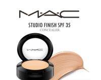 MAC STUDIO FINISH SPF 35 CONCEALER 7 g. คอนซีลเลอร์  ให้การปกปิด แบบเต็มประสิทธิภาพ ลดเลือนจุดด่างดำและรอยสิว ใต้ตาแพนด้า เอาอยู่