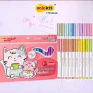 Bút lông 20 màu Pastel Washable Fiber Pen Thiên Long Colokit SWM-C008