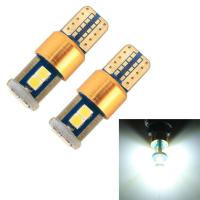 2ชิ้น T10 / W5W / 168 / 194 DC12V / 1.6W / 6000K / 130LM 6LEDs SMD-3030ไฟรถยนต์เคลียร์ (แสงสีขาว)