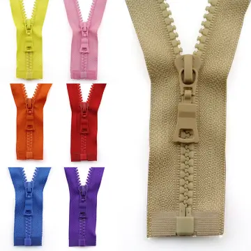 5# Double Zippers Resin Zipper Open End DIY Bag Sofa Garments