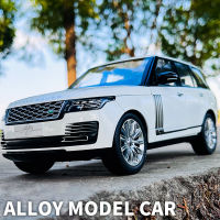 1:18 Range Rover 50th ครบรอบล้อแม็กรถยนต์รุ่นเสียงและแสงจำลองรถตกแต่งคอลเลกชันเด็กของเล่นของขวัญ