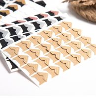 Corner Kraft Paper Stickers 5/6 Sheets 120/144 DIY Vintage Photo Albums Sticker Decoration Scrapbooking Sticker Accessories  Photo Albums