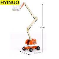 Small simulation Folding Balance car Model Lifting Telescopic Aerial Work Car Alloy diecast Engineering Vehicle Toys