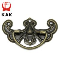 KAK 10pcs Classical Bronze Tone Pattern Drawer Cabinet Desk Door Jewelry Box Pulls Handle Knobs Two Size With Furniture Hardware Door Hardware Locks