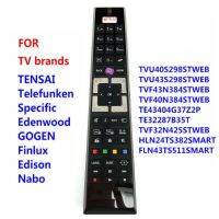 RCA4995ใหม่แทนที่สำหรับ TENSAI TV Telefunken/ Specific Edenwood TV รีโมทคอนโทรล TE43404G37Z2P ทีวี LED TV NETFLIX