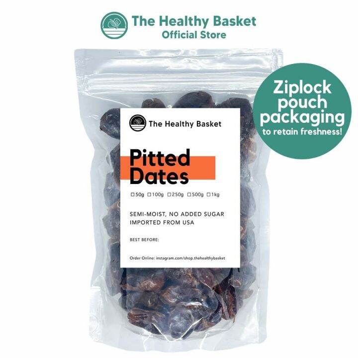 Healthy Basket Pitted Dates 250g 500g 1kg Lazada Ph