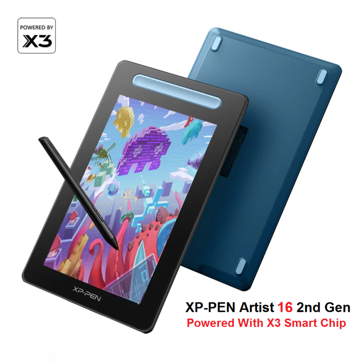 15.6" XPPEN Artist 16 Pro 2nd Generation With X3 Smart Chip Stylus