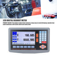 มิเตอร์วัดค่าข้อมูล LCD EU Plug 80-260V Raster Digital Display Meter พร้อมเครื่องมือติดตั้งสำหรับเครื่องกลึงมิลลิ่ง