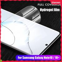 SHANXEN ฝาครอบป้องกันป้องกันจอ HD 3มิติสำหรับ Samsung Galaxy Note 10 / 10 + Plus ฟิล์มไฮโดรเจล