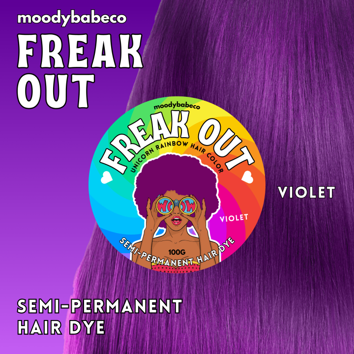 VIOLET PURPLE Hair Dye Conditioner Base SEMI PERMANENT HAIR DYE Hair