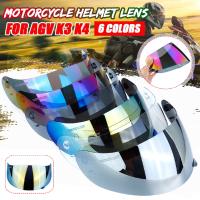 Redcolourful มอเตอร์หมวกกันน็อกกระจกเต็มรูปแบบสำหรับ AGV K3 K4รถจักรยานยนต์ Wind Shield หมวกกันน็อค Visor เลนส์ Anti-UV