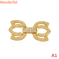 ?【Lowest price】Wonderful เข็มกลัดแฟชั่นแบบใหม่พร้อมหัวเจาะเชื่อมต่อหัวเข็มขัดเครื่องประดับแบบทำเองเหมาะสำหรับการทำสร้อยข้อมือ