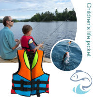 Neoprene Outdoor Life Vest Swimming Fishing Water Sports Safety Vest Survival Suit Buoyancy Aid Life Jacket for Kids Children  Life Jackets