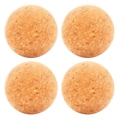 4 Pieces Wine Cork Ball Stopper Wine Cork Stopper Wooden Cork Ball for Decanter Cork Replacement