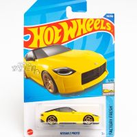 ❗ No. 124 NISSAN Z PROTO Yellow Mattel Hot Wheels Alloy Small Sports Car124号 日产 黄色 美泰风火轮合金小跑车