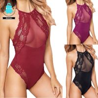 COD DSFERTRETRE ? d e n i s e s? Fashion Women Lingerie Lace Teddy One Piece Mesh Bodysuit Babydoll Underwear soft