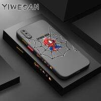 Yiเวปไซต์เคสสำหรับ VIVO Y93 Y93s,เคสการ์ตูนน่ารักสไปเดอร์แมนเคสป้องกันแบบใหม่เคสโทรศัพท์มีน้ำค้างแข็งโปร่งใสด้านหลังเป็นซิลิโคนกันกระแทกเคสกล้อง