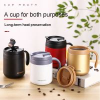 350/500ml Stainless Steel Coffee Mug Vacuum Insulation Cup Coffee Tumbler Water Tea Cups Milk Travel Thermos Mugs Double Wall
