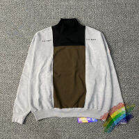 Patchwork BASE cavempt C.E เสื้อสเวตเตอร์ผู้ชายผู้หญิง1:1คุณภาพสูง CAV empt Crewneck