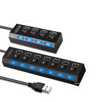 【LZ】✎  Hub usb 3.0 hub usb divisor 4/7 portas multi hub usb adaptador de alimentação 2.0 hab extensor acessórios do computador interruptor usb para casa