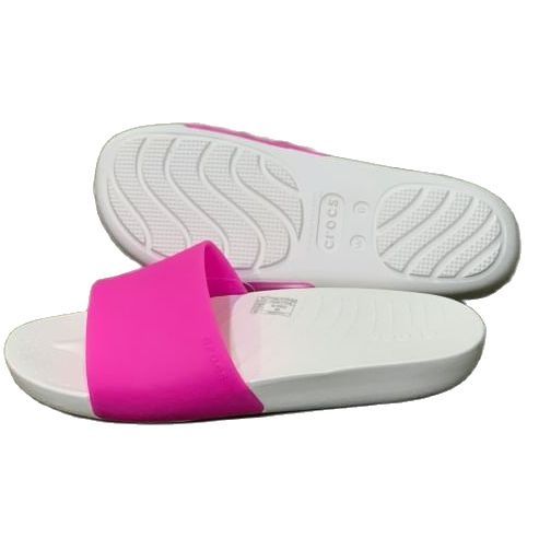 องเท้าแตะผู้หญิง-crocs-slide-รองเท้าผู้หญิง-รองเท้าเบานิ่มใส่สบาย-สินค้าพร้อมจัดส่งจากไทย