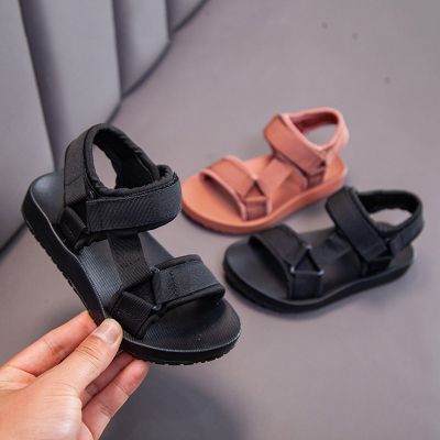 Size 21-36 Children Boys Sandals Casual Breathable Open Toeboy Beach Shoes Rubber School Sandals