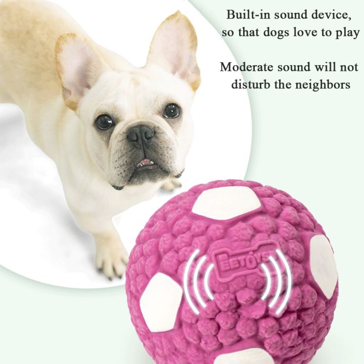 ลูกบอลของเล่นสัตว์เลี้ยงสุนัขโยนของเล่นที่ใช้กลิ้งวอลเลย์บอลฟุตบอลสำหรับสุนัขของเล่นทำความสะอาดฟัน-vocal-interactive-ของเล่นสัตว์เลี้ยง-yy-ร้านค้า