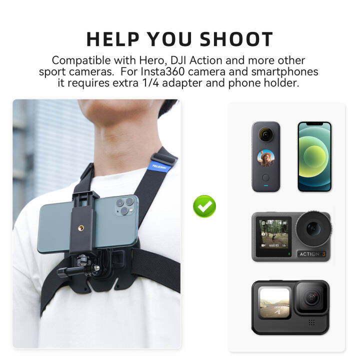 esin-ด่วนที่วางจำหน่ายสายรัดหน้าอกเมาเข็มขัดภูเขาสำหรับ-gopro-ฮีโร่11-10-9-8-7-6-5-insta360-sjcam-dji-การกระทำอุปกรณ์เสริมสำหรับกล้อง