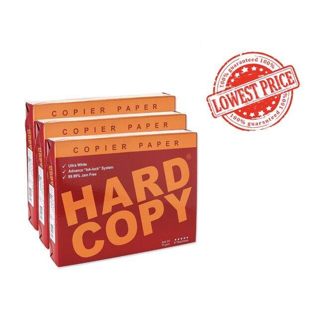 LOWEST PRICE!! Hard Copy Bond Paper SHORT A4 LONG SUB20 70gsm School